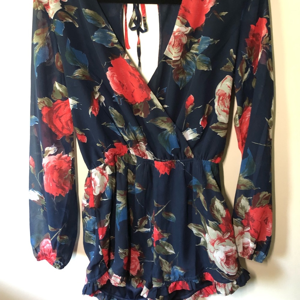 Hommage from Los Angeles Floral Romper, S